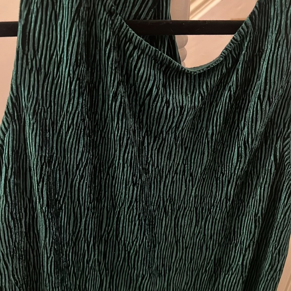 Anthropologie Green Velvet Dress - Sz. M - Picture 2 of 6